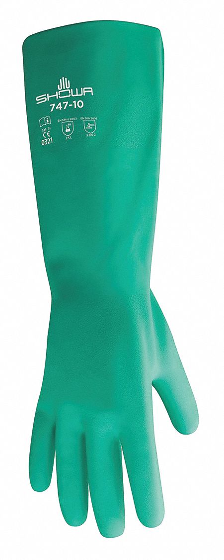 D0506 Chemical Resistant Glove 22 mil Sz 7 PR