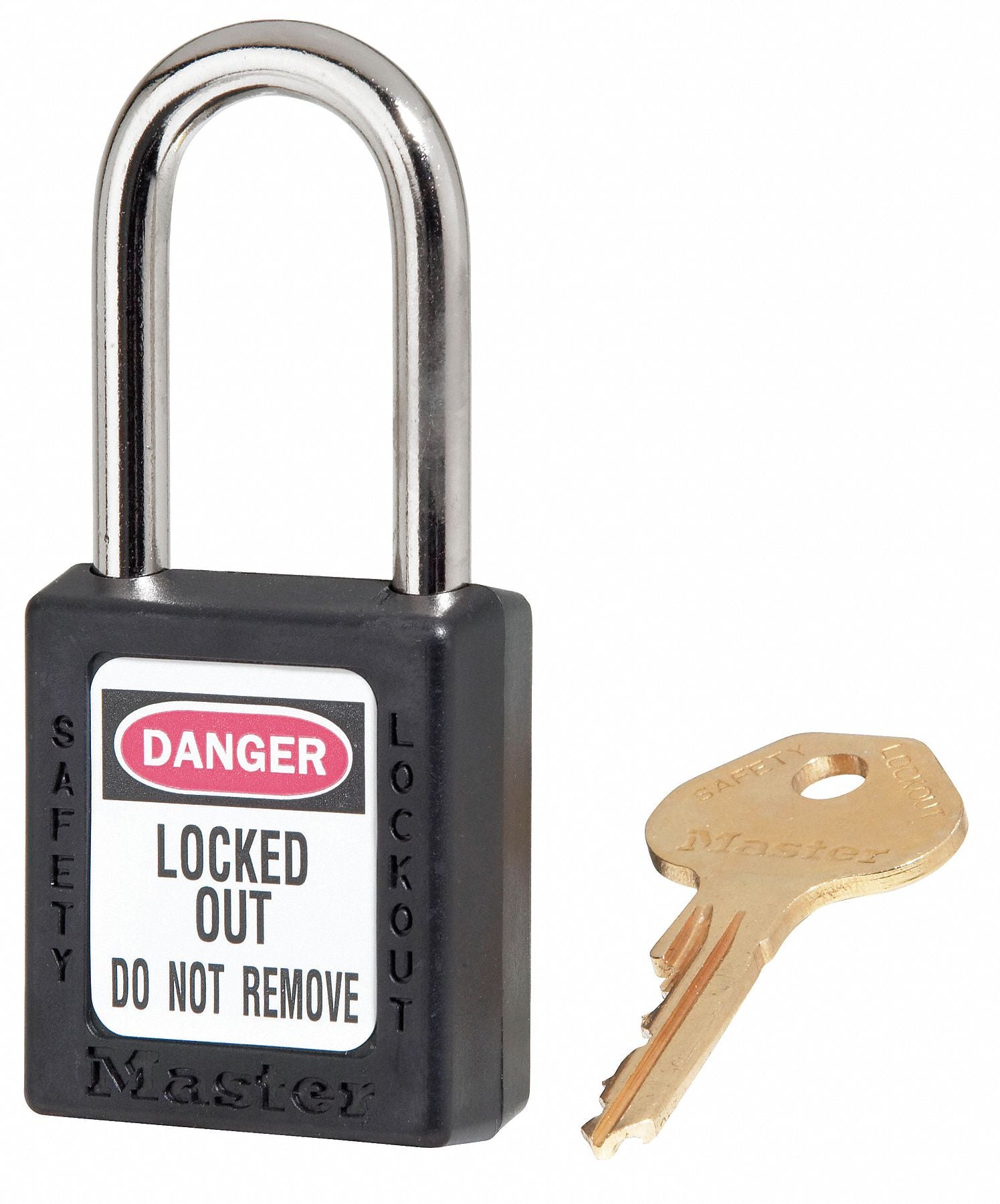 K7446 Lockout Padlock KA Black 1-3/4 H PK12