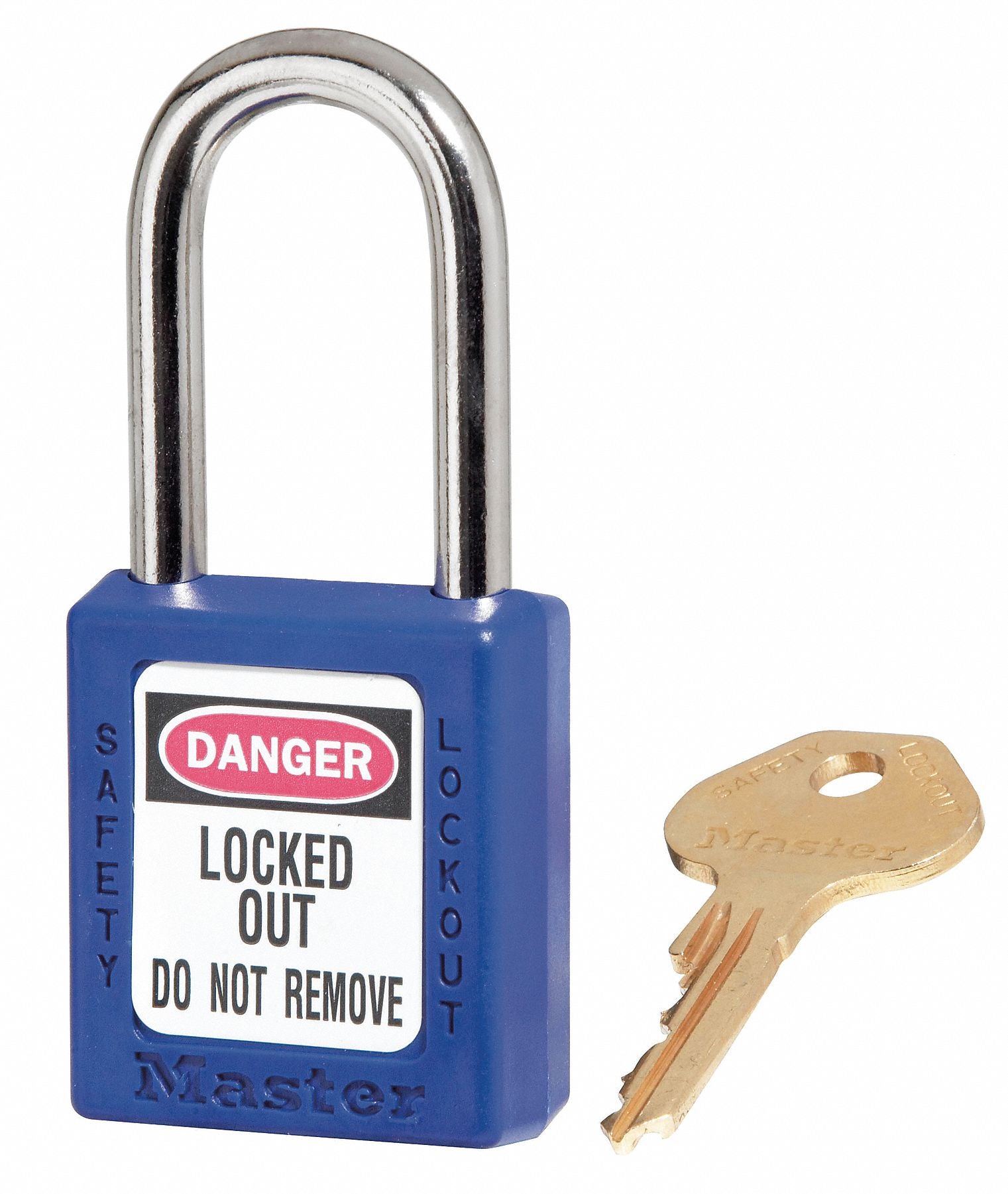 K7448 Lockout Padlock KA Blue 1-3/4 H PK6
