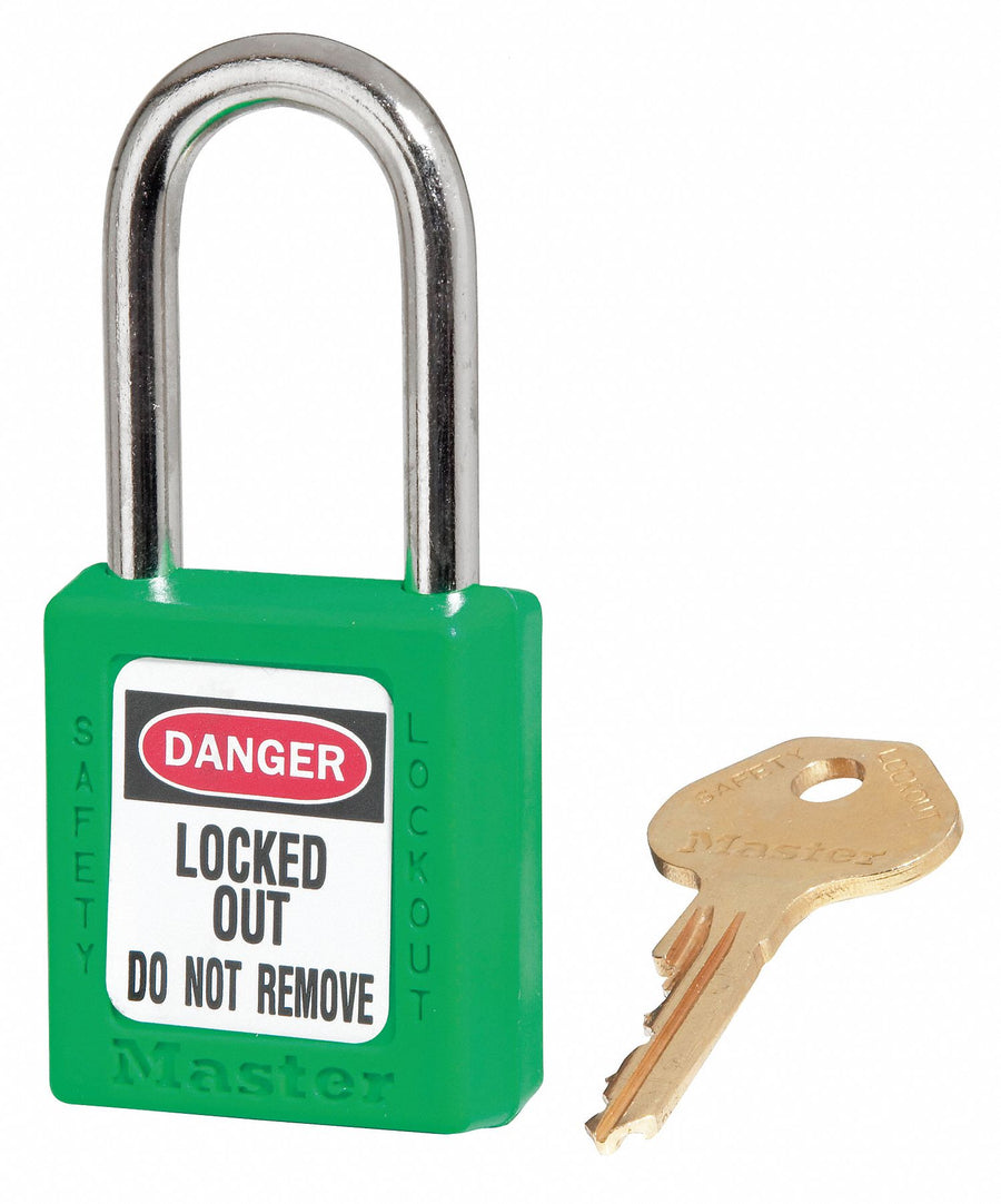 Lockout Padlock KA Green 1-3/4 H