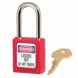 K7940 Lockout Padlock KD Red 1-3/4 H