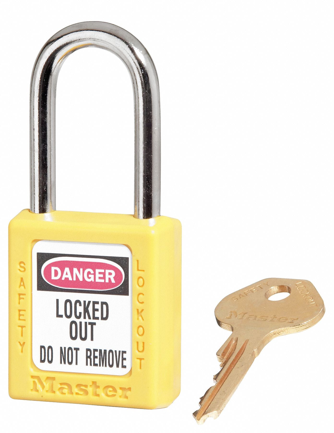 Lockout Padlock KA Yellow 1-3/4 H