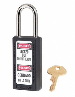D1948 Lockout Padlock KD Black 3 H