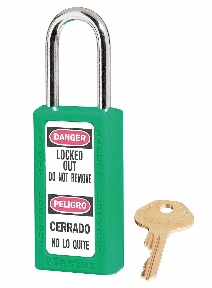 D1948 Lockout Padlock KD Green 3 H