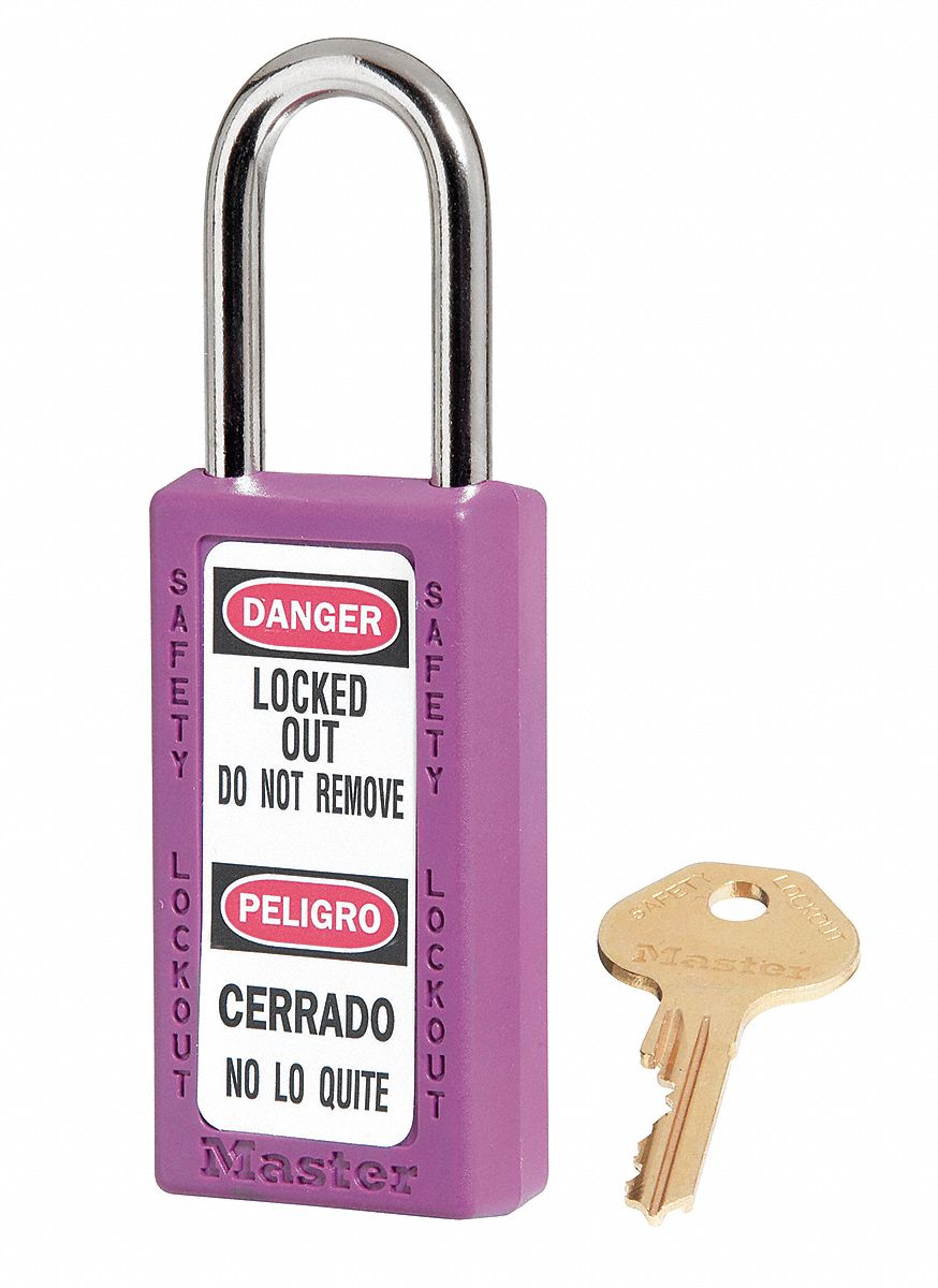 D1948 Lockout Padlock KD Purple 3 H