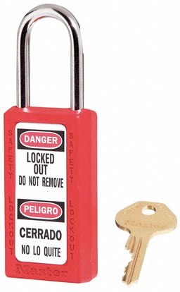 Lockout Padlock KA Red 3 H