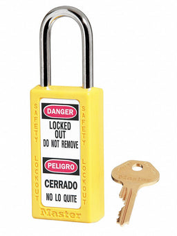 D1948 Lockout Padlock KD Yellow 3 H