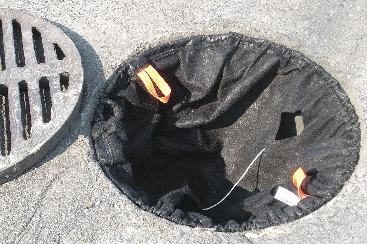 Catch Basin Insert 500 gpm Black