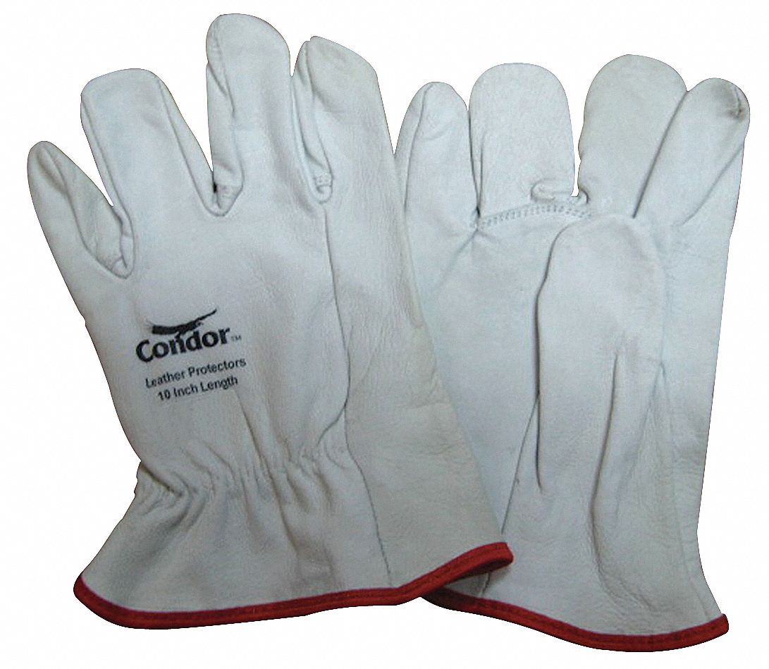 D1036 Elec. Glove Protector 9 White PR