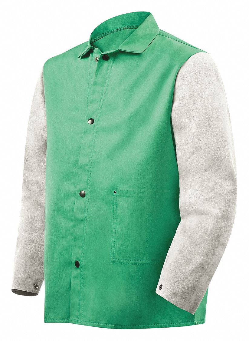D2607 Flame-Resistant Jacket Green/Gray L