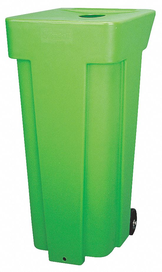 Eyewash Station Waste Container Green