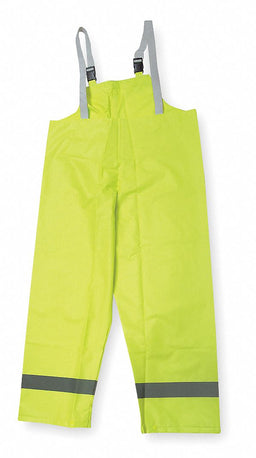 D2327 Rain Bib Overall Class E Ylw/Grn 4XL