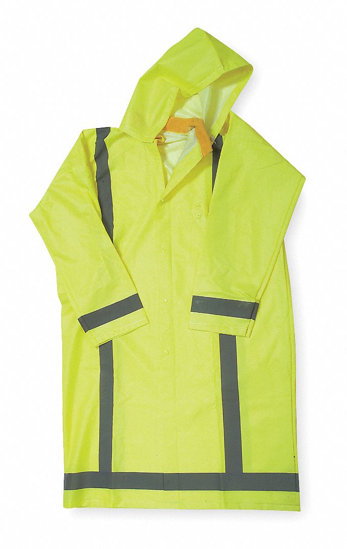 D2328 Rain Coat Unrated Yellow/Green L