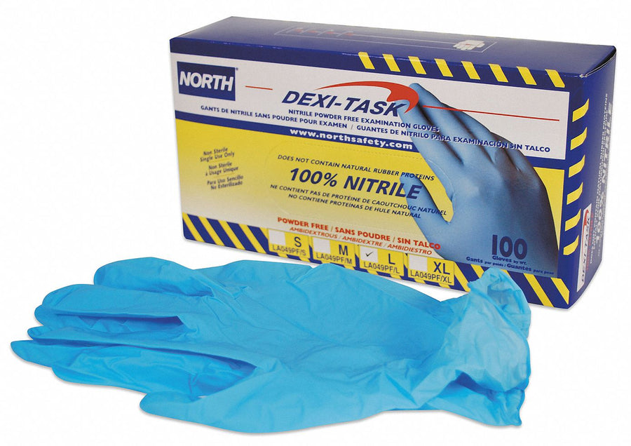 Disposable Gloves Nitrile 9 Blue PK100