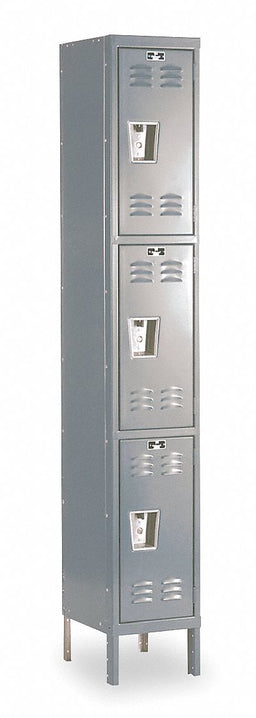 G7213 Lckr 3x1Lckr Drk Gry 78 x12 x12 Assm