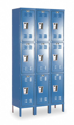 G7220 Lckr 3x3Lckr Mrn Bl 78 x36 x15 UnAssm