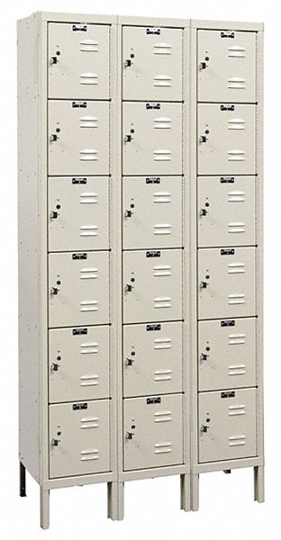 E1560 Bx Lckr 6x3Lckr Tan 78 x36 x15 UnAssm