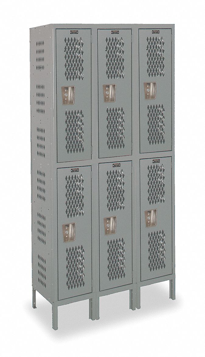 Lckr 2x3Lckr Drk Gry 78 x36 x18 UnAssm