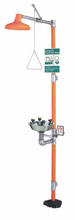 Drench Shower With Face/Eyewash 17 in W