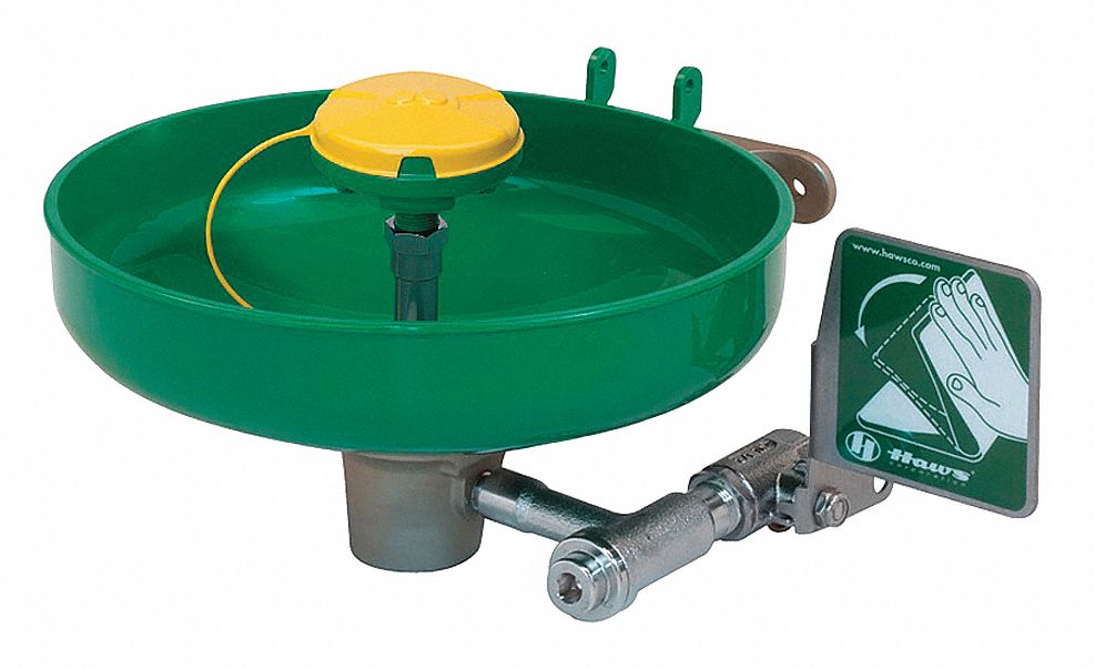 Eye/Face Wash Station Wall ABS 14-1/2 W
