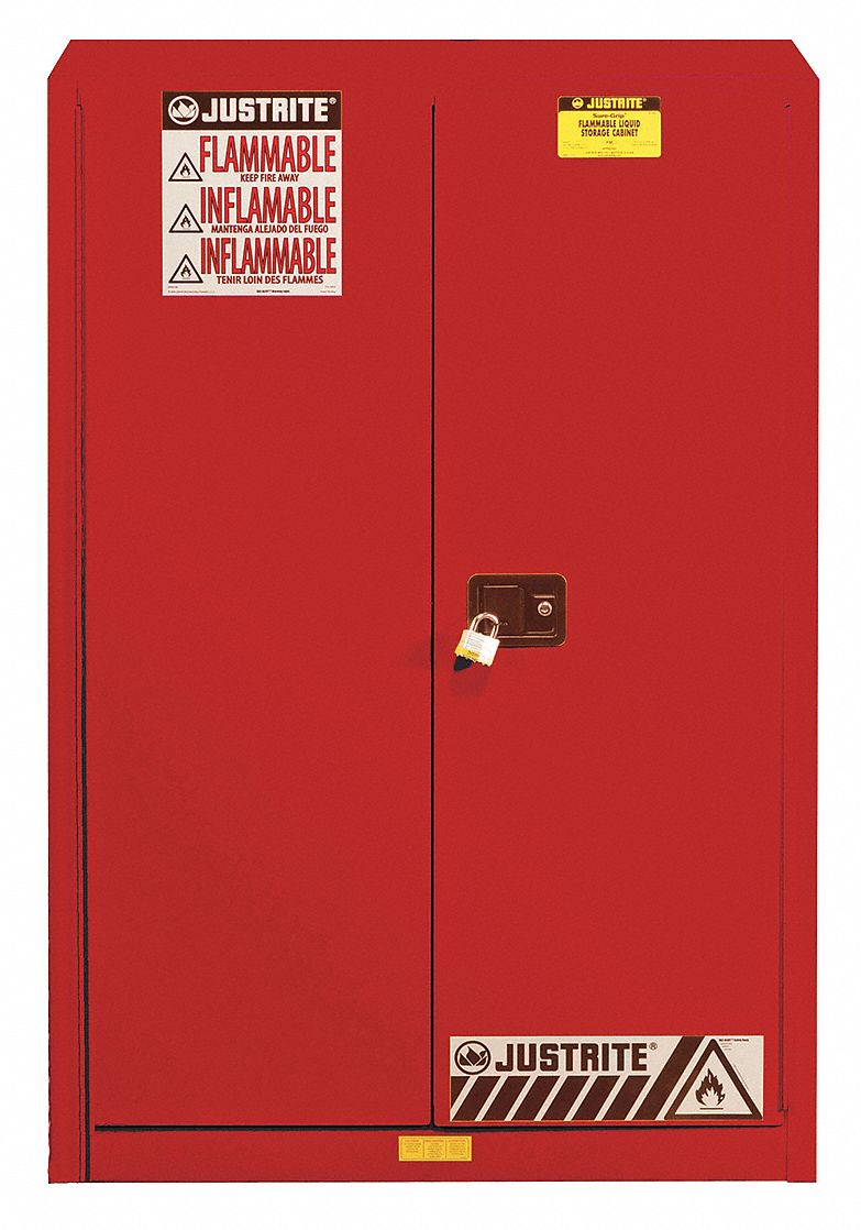E4576 Flammable Safety Cabinet 45 gal Red