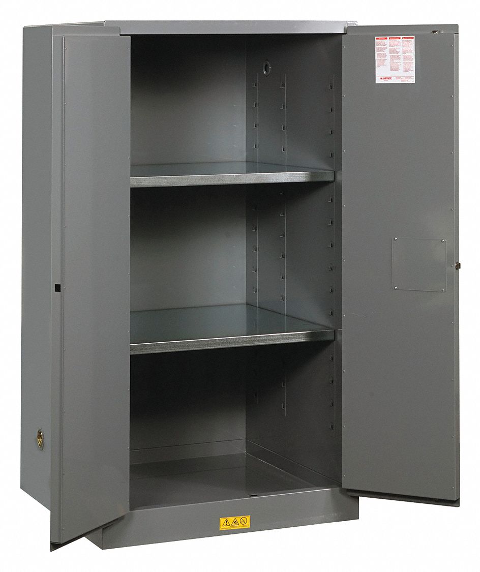 E4577 Flammable Safety Cabinet 60 gal Gray