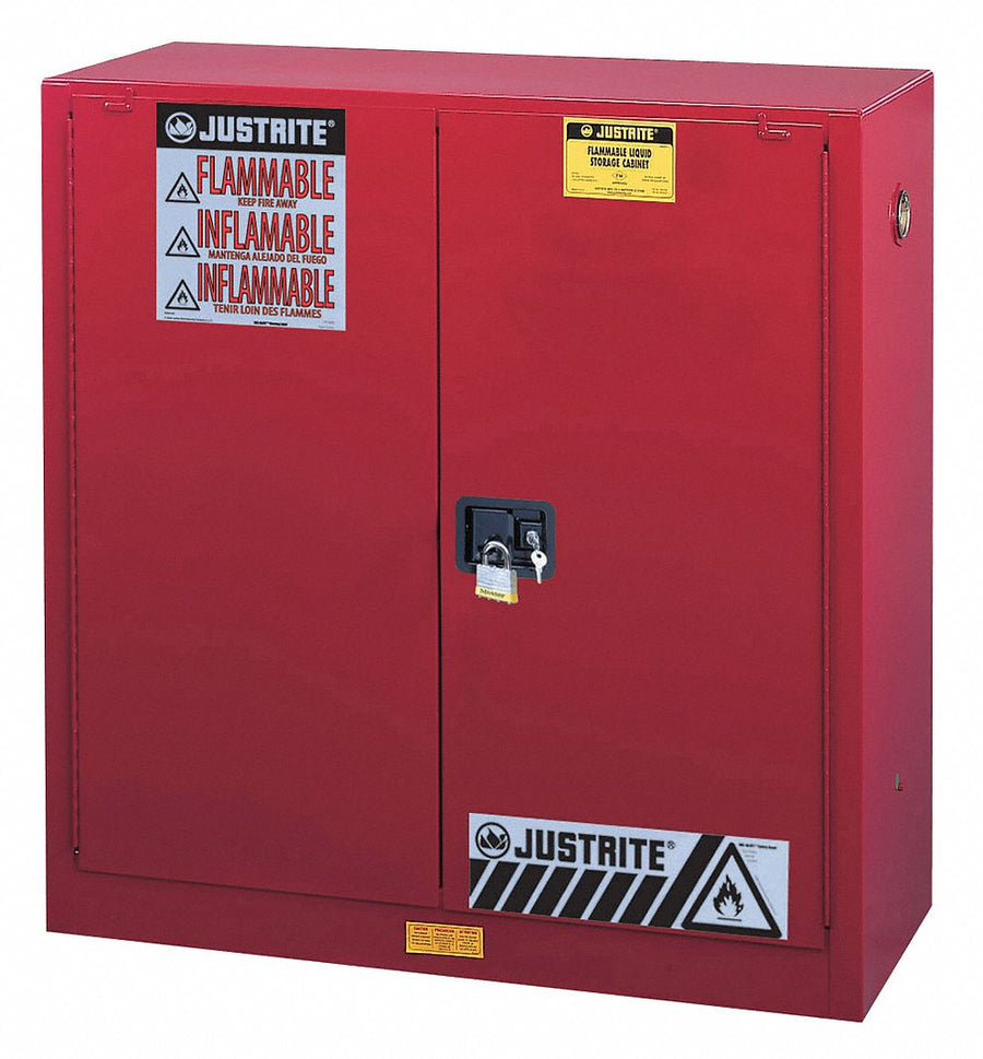 E4578 Flammable Safety Cabinet 30 gal Red