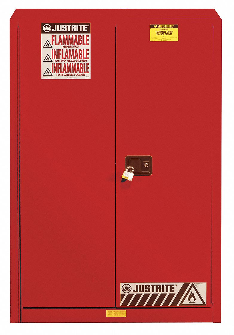 E4579 Paints and Inks Cabinet 45 gal Red