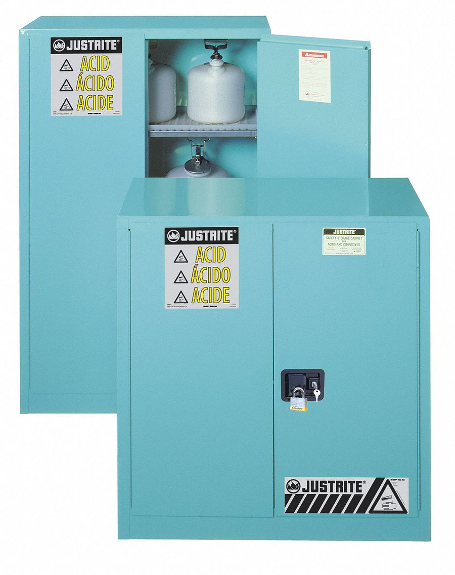 Corrosive Safety Cabinet 60 gal Blue