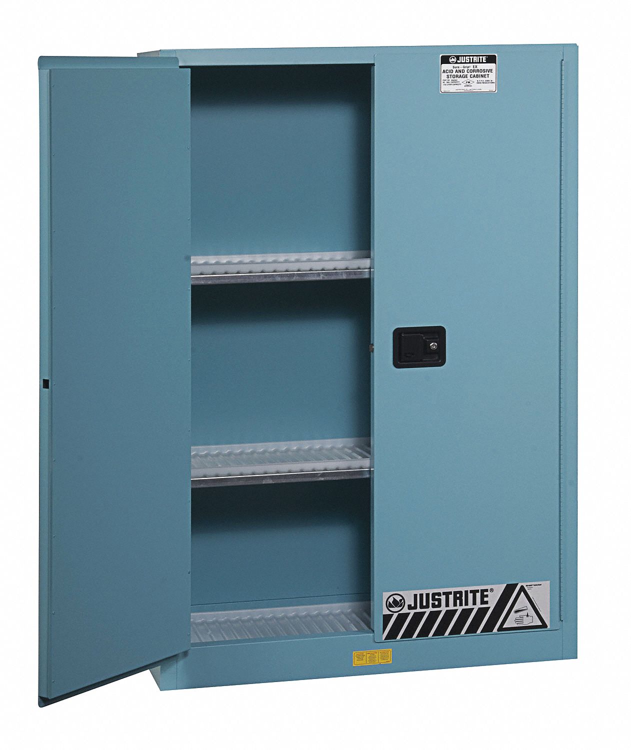 Corrosive Safety Cabinet 45 gal Blue