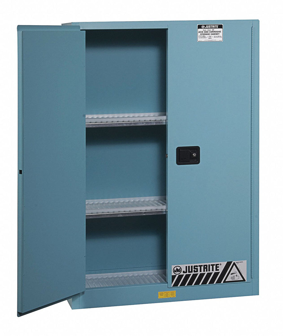 Corrosive Safety Cabinet 45 gal Blue