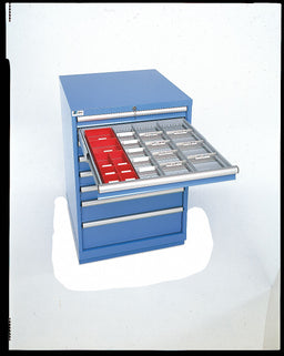 Mod Drwr Cab 41-1/2 H 10 Drwr Brght Blue
