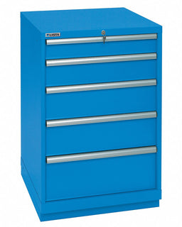 Mod Drwr Cab 41-1/2 H 5 Drwr Bright Blue