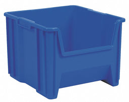 F8826 Stacking Bin Blue Plastic 12 1/2 in