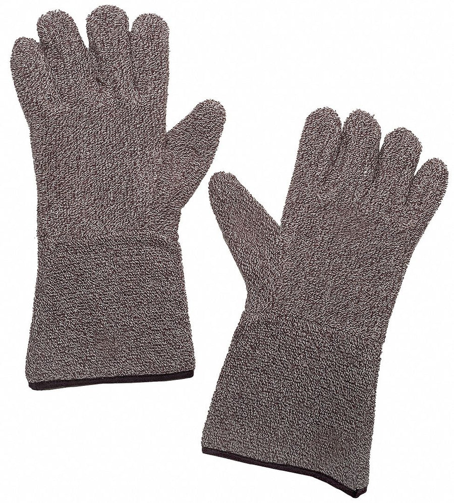 Heat-Resistant Gloves XL Brown/White PR