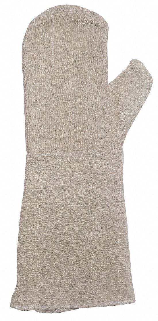 Heat-Resistant Mittens L White PR