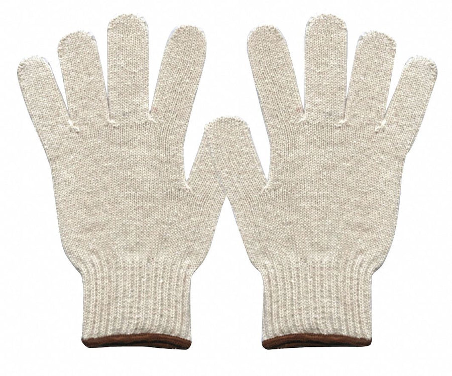 D1765 Knit Gloves S Natural PK144