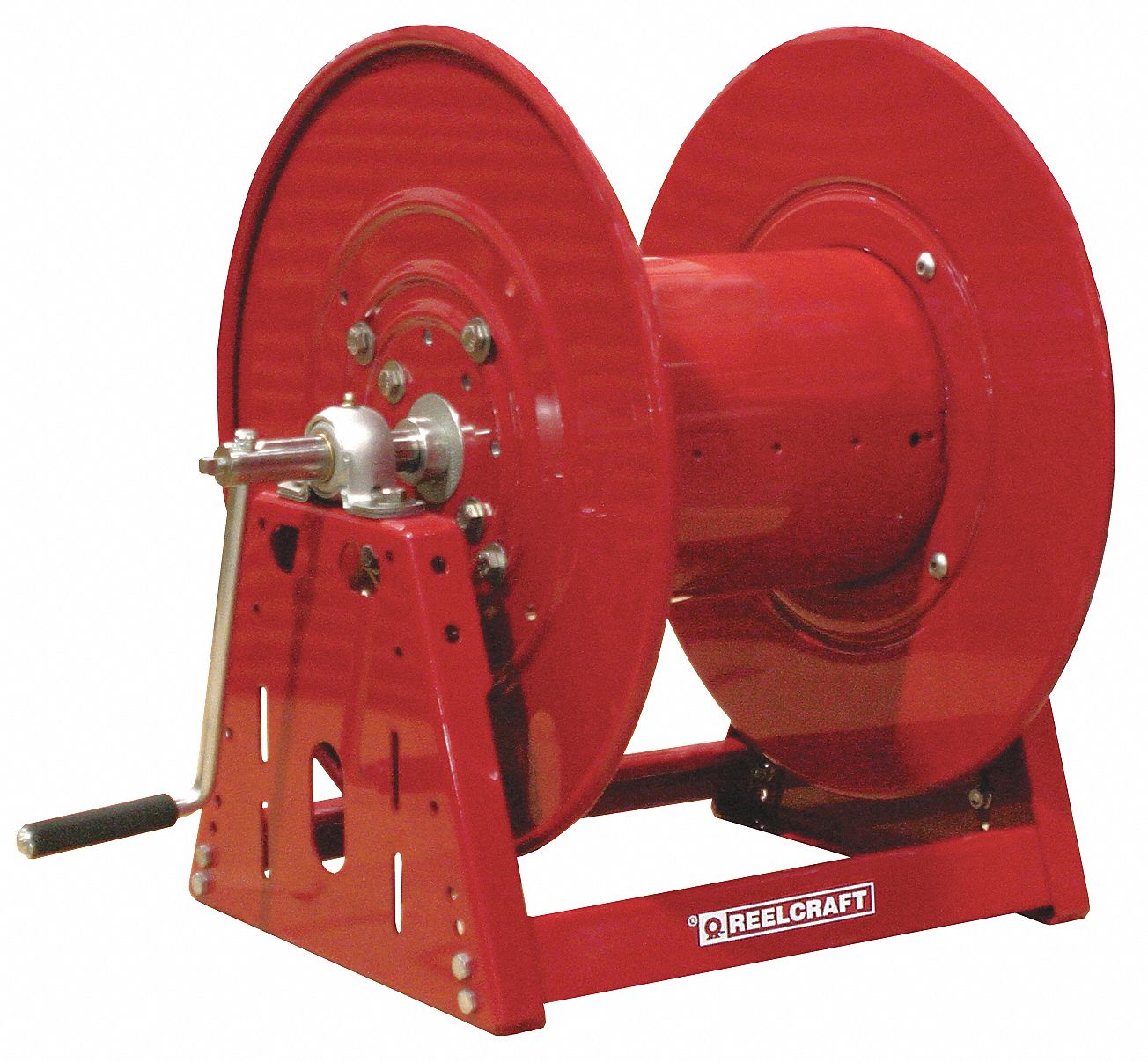 Hand Crank Hose Reel 150 ft 1 ID Red