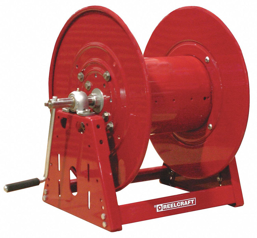 Hand Crank Hose Reel 105 ft 1 ID Red