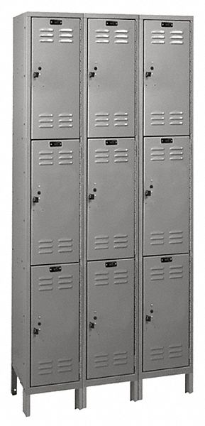 Lckr 3x3Lckr Drk Gry 78 x36 x15 Assm