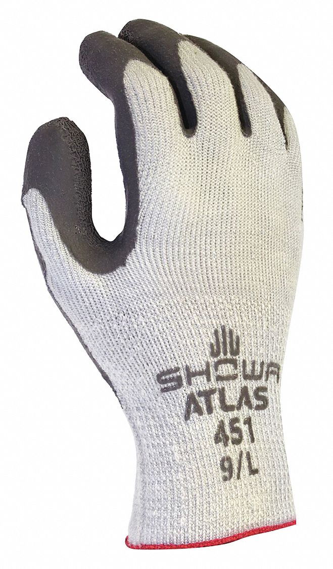 Coated Gloves Gray/White XL PR
