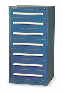 ModDrwrCab 59 x30 x28 Light Gray 7Drwr
