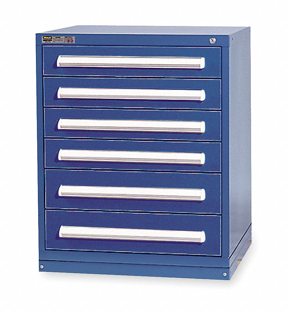 ModDrwrCab 37 x30 x28 Dark Blue 6Drwr