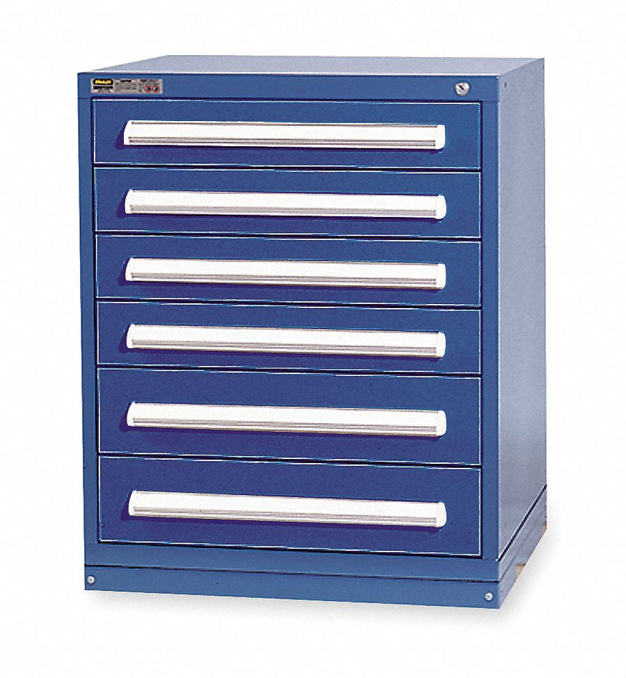 ModDrwrCab 37 x30 x28 Dark Blue 6Drwr