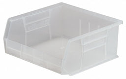 Hang and Stack Bin Clear Plastic 7 in