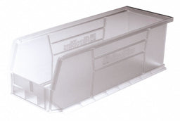Hang and Stack Bin Clear Plastic 5 in