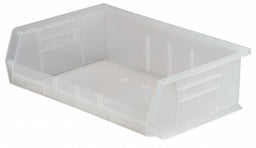 Hang and Stack Bin Clear Plastic 5 in