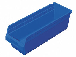 D5525 Shelf Bin Blue Plastic 6 in