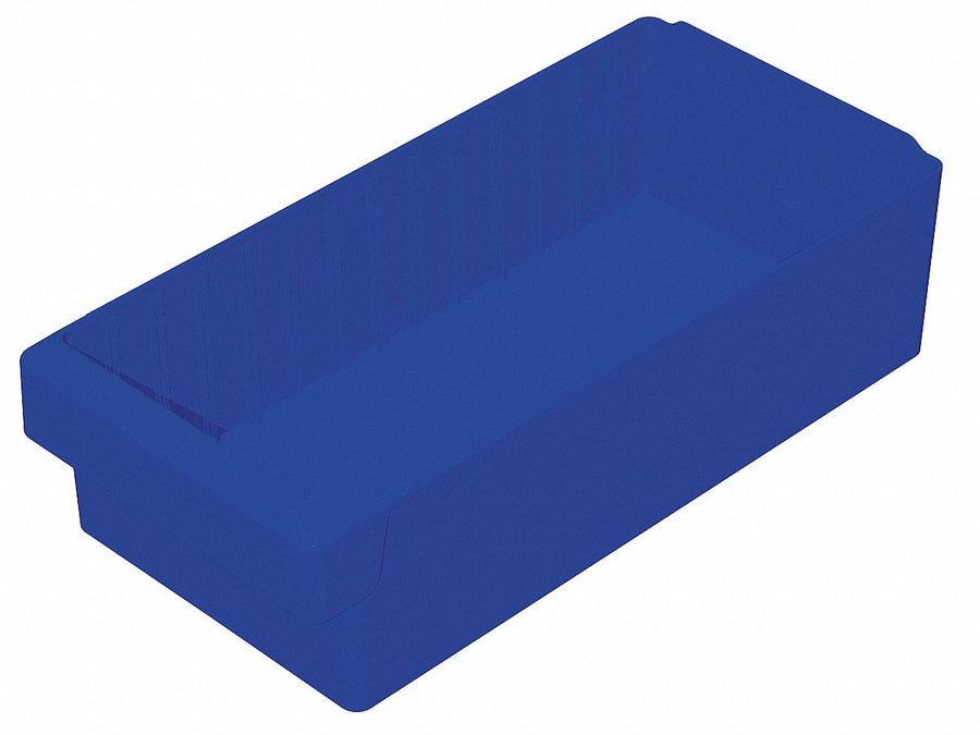 Drawer Bin Blue Polystyrene 4 5/8 in