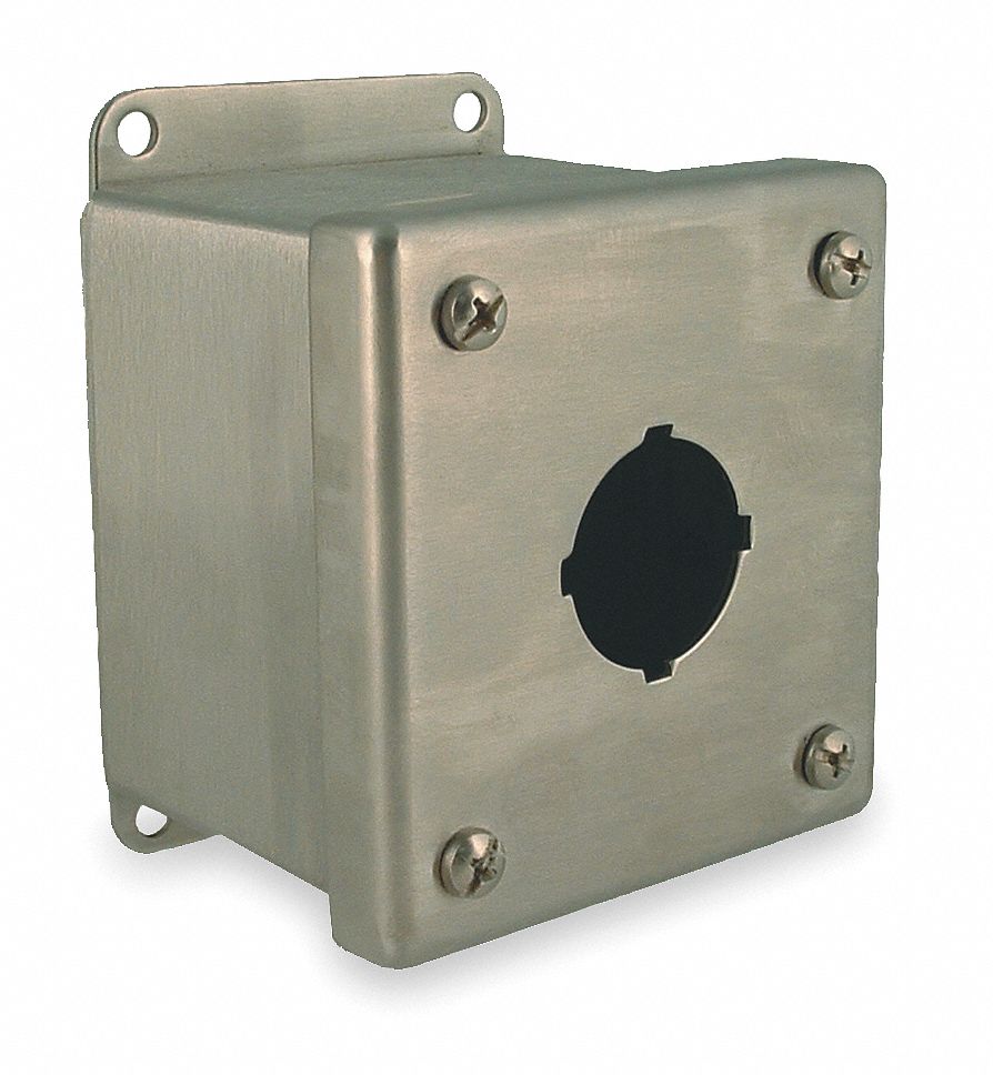 PushButtonEnclosure 30mm 1Hole CarbSteel